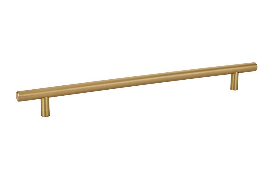 Emtek Bar 10" C-C Pull in Satin Brass