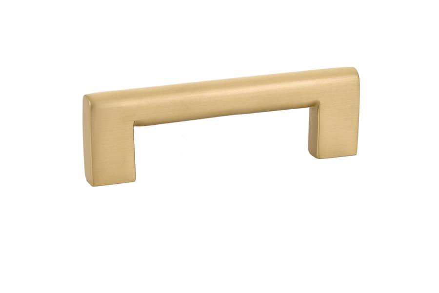 Emtek Trail 3-1/2" C-C Pull in Satin Brass