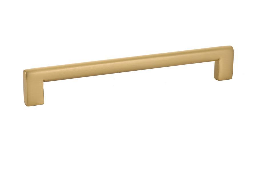 Emtek Trail 8" C-C Pull in Satin Brass