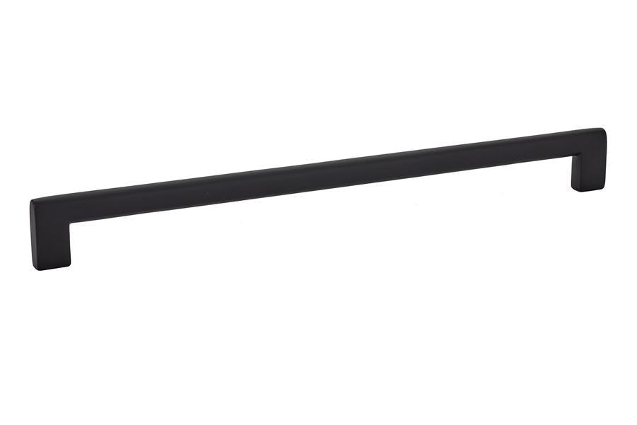 Emtek Trail 12" C-C Pull in Flat Black