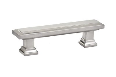 Emtek Geometric 3" C-C Pull in Satin Nickel