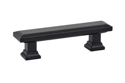 Emtek Geometric 3" C-C Pull in Flat Black