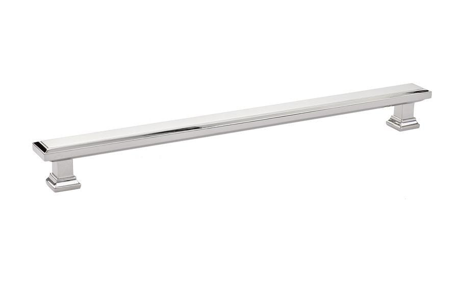 Emtek Geometric 10" C-C Pull in Polished Nickel