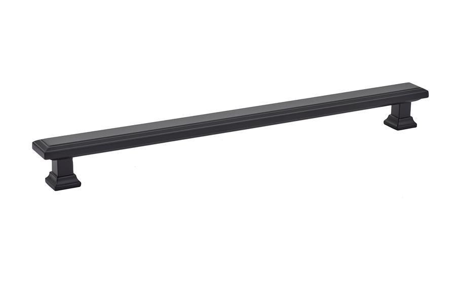 Emtek Geometric 10" C-C Pull in Flat Black