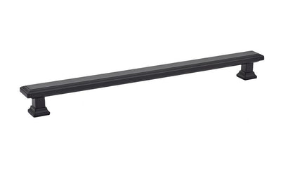 Emtek Geometric 10" C-C Pull in Flat Black