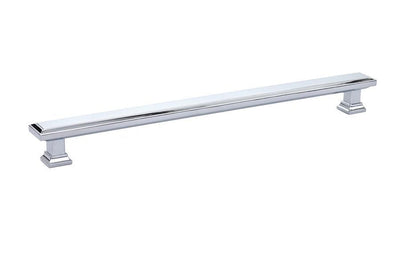 Emtek Geometric 10" C-C Pull in Polished Chrome