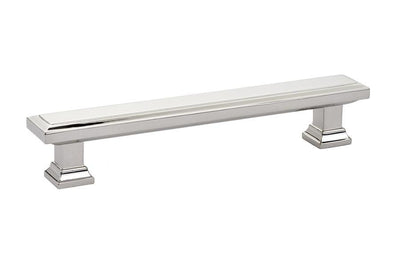 Emtek Geometric 5" C-C Pull in Polished Nickel
