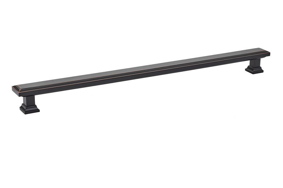 Emtek Geometric 12" C-C Pull in Oil Rubbed Bronze