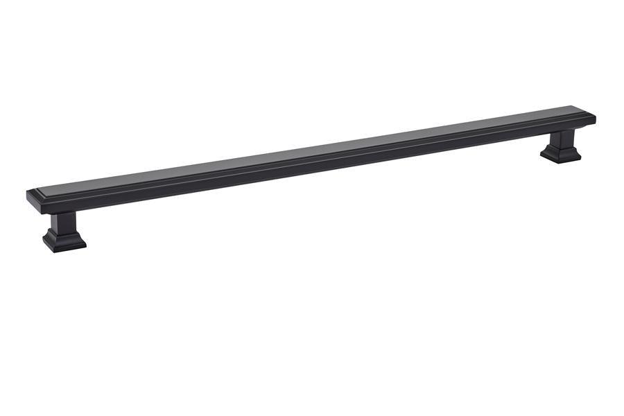Emtek Geometric 12" C-C Pull in Flat Black