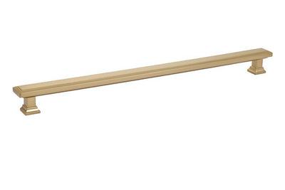 Emtek Geometric 12" C-C Pull in Satin Brass