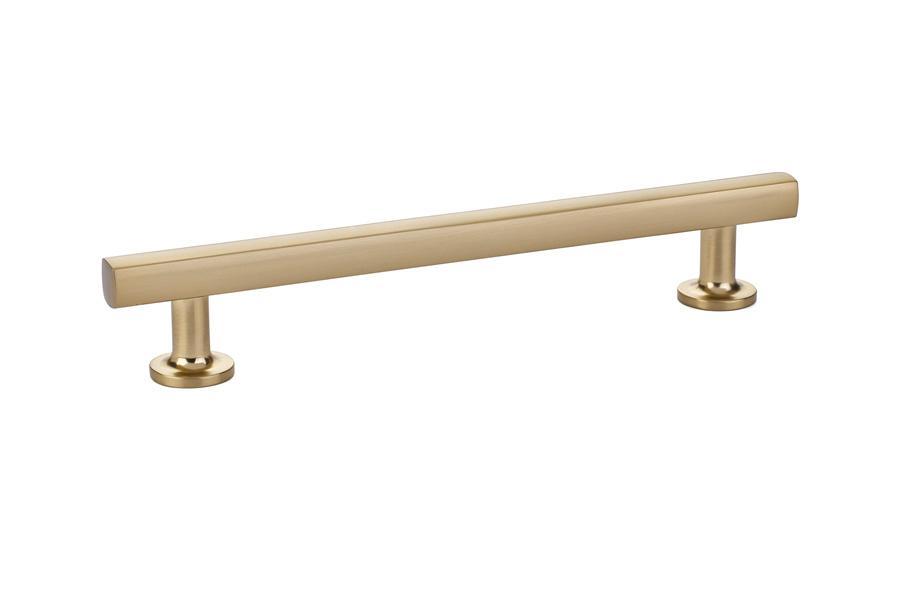 Emtek Freestone 6" C-C Pull in Satin Brass