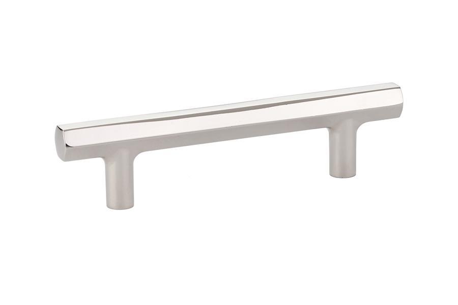 Emtek Mod Hex 3-1/2" C-C Pull in Polished Nickel