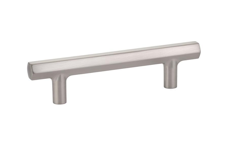 Emtek Mod Hex 3-1/2" C-C Pull in Satin Nickel