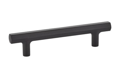Emtek Mod Hex 4" C-C Pull in Flat Black