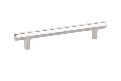 Emtek Mod Hex 6" C-C Pull in Polished Nickel