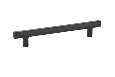 Emtek Mod Hex 6" C-C Pull in Flat Black