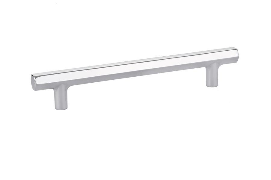 Emtek Mod Hex 6" C-C Pull in Polished Chrome