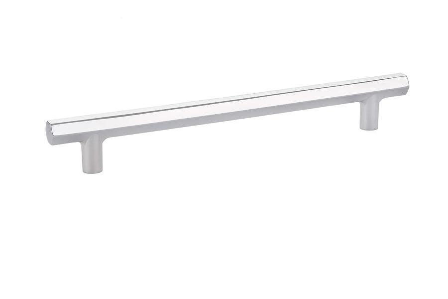 Emtek Mod Hex 8" C-C Pull in Polished Chrome