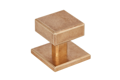 32MM Digbeth Plain Cabinet Knob - With Plate