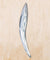 Hawk Hill Leaf Door Pull - Stainless Finish
