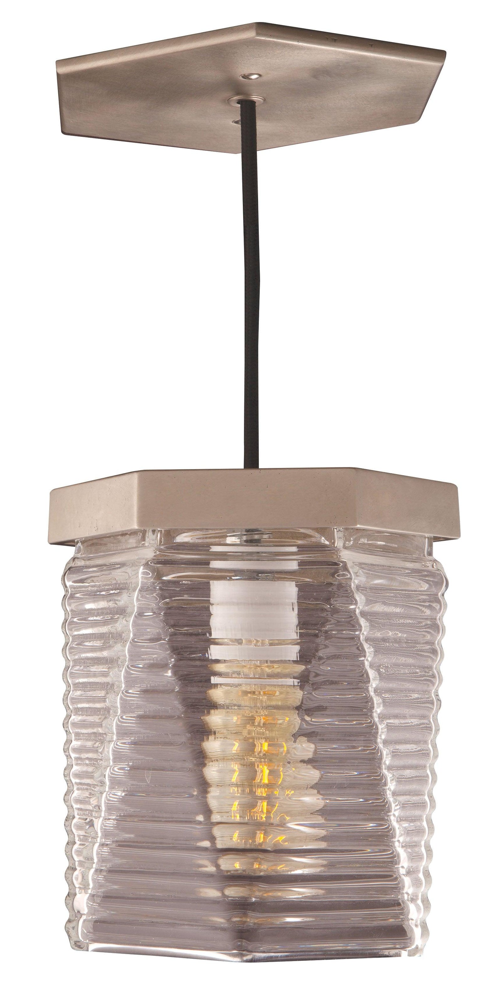 Sun Valley Bronze SVB-PEND-F3001  Fresnel Pendant - Pendant: 7 1/4" x 8 3/4" x 5 3/4"