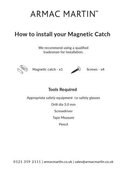 LEL101 Silent Magnetic Catch