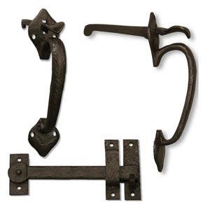 Coastal Bronze 40-330 Bronze Gate Double Thumb Latch Set - 8" L Handle - 1 1/2" to 1 7/8" Thick Gate