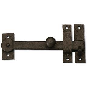 Coastal Bronze 50-100 Bronze Door Drop Bar Latch w/ Knob - 7 1/2" L