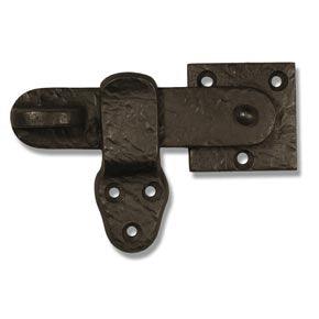 Coastal Bronze 50-400 Bronze Door Drop Bar Latch - 2 Piece - 4" L