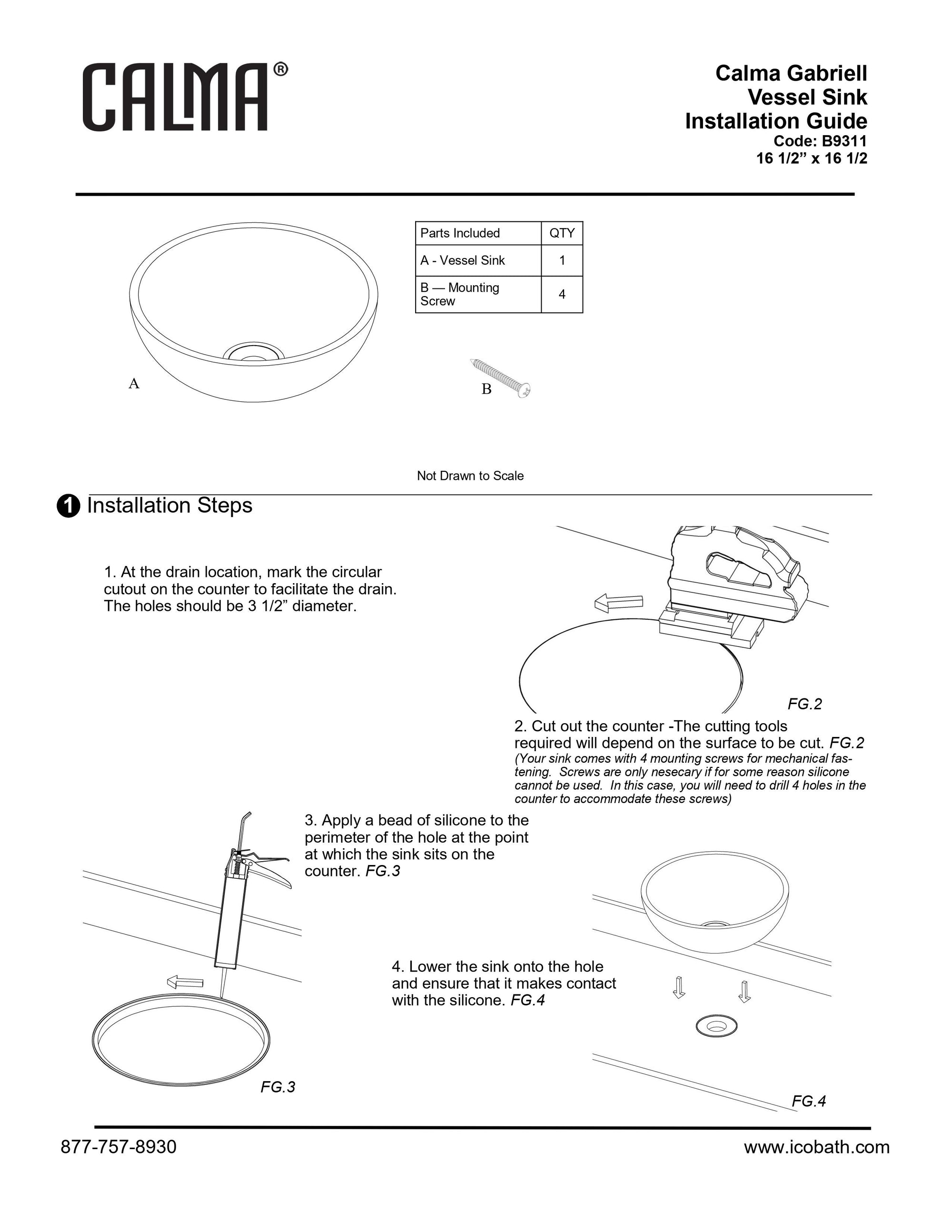 Gabrielli Vessel Sink - Gloss White