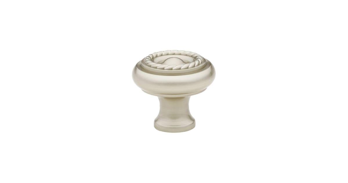 Emtek Rope 1-3/4 Inch Mushroom Cabinet Knob - Hardware by Design