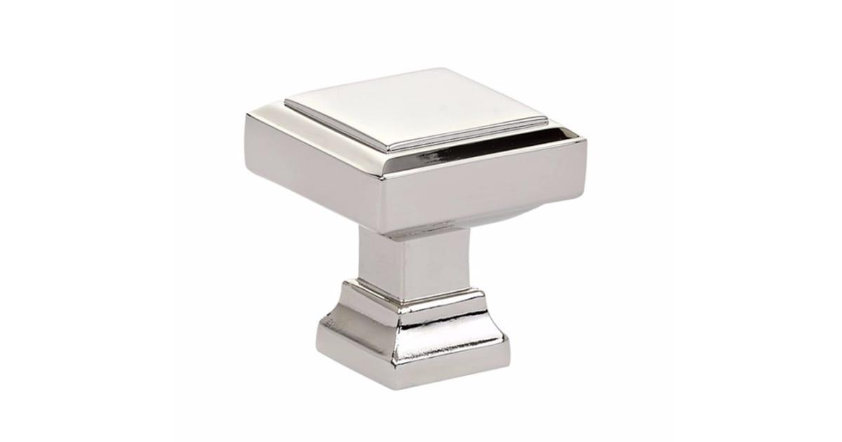 Emtek American Designer 1-1/4 Inch Square Cabinet Knob - Hardware by Design