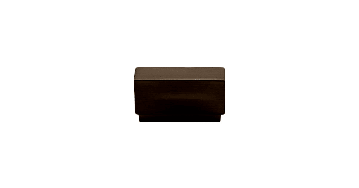Emtek Cinder 1-5/8 Inch Rectangular Cabinet Knob - Hardware by Design