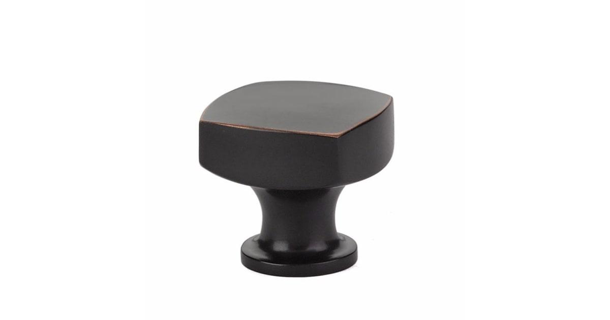Emtek Freestone 1-1/4 Inch Square Cabinet Knob - Hardware by Design