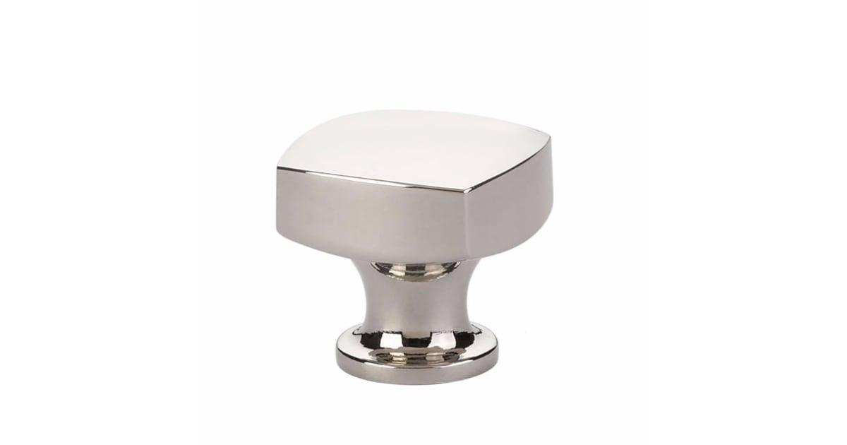 Emtek Freestone 1-1/4 Inch Square Cabinet Knob - Hardware by Design