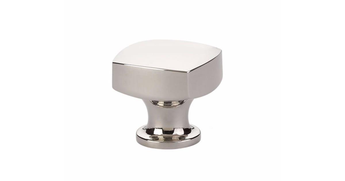Emtek Freestone 1-1/2 Inch Square Cabinet Knob - Hardware by Design