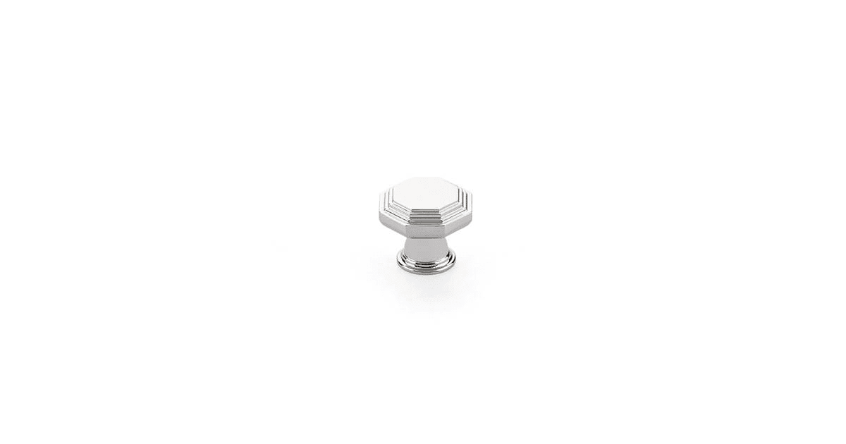 Emtek Transitional Heritage 1-1/4 Inch Geometric Cabinet Knob - Hardware by Design
