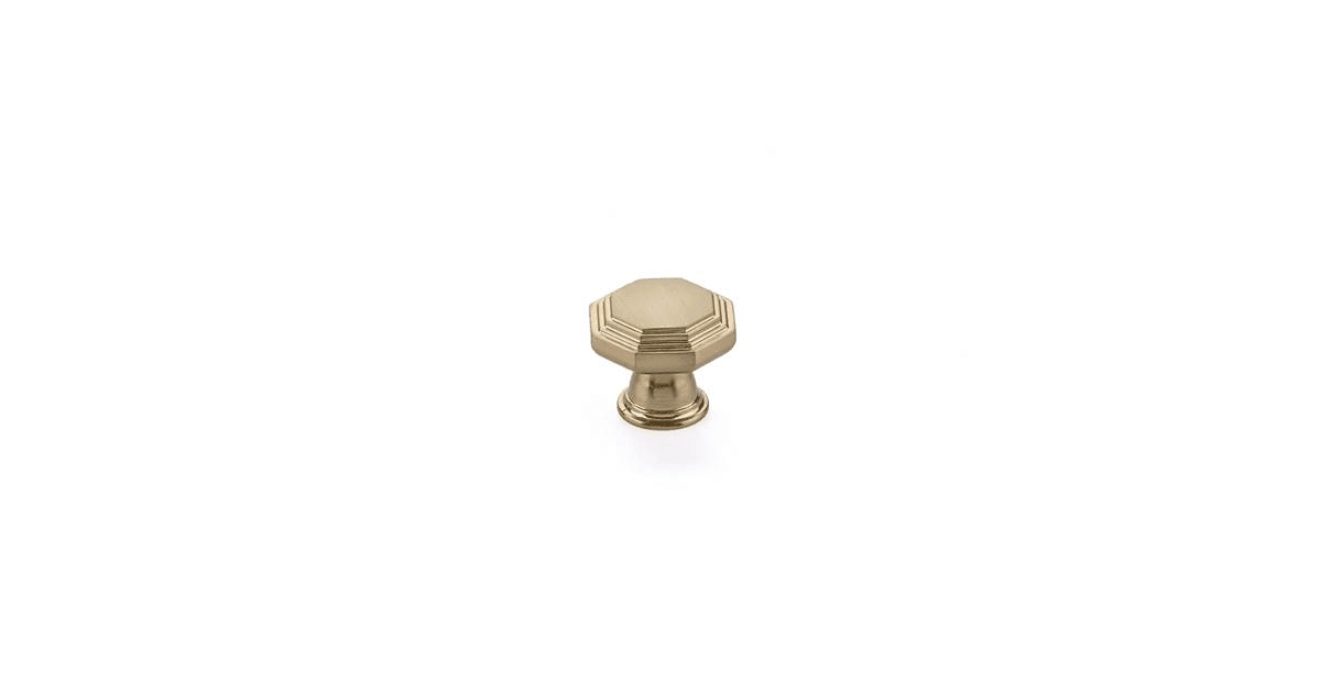 Emtek Transitional Heritage 1-1/4 Inch Geometric Cabinet Knob - Hardware by Design