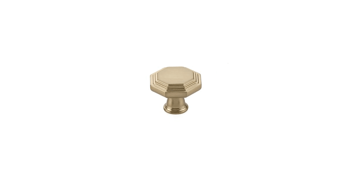 Emtek Transitional Heritage 1-3/4 Inch Geometric Cabinet Knob - Hardware by Design