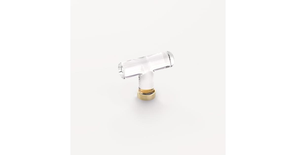 Emtek Stylish Crystal T-Knob - Hardware by Design