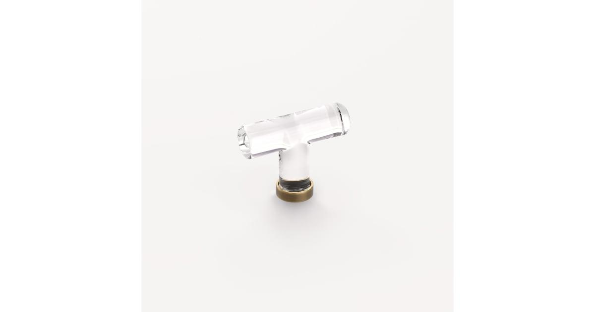 Emtek Stylish Crystal T-Knob - Hardware by Design