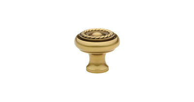 Emtek Rope 1-3/4 Inch Mushroom Cabinet Knob - Hardware by Design
