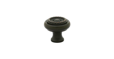 Emtek Rope 1-3/4 Inch Mushroom Cabinet Knob - Hardware by Design