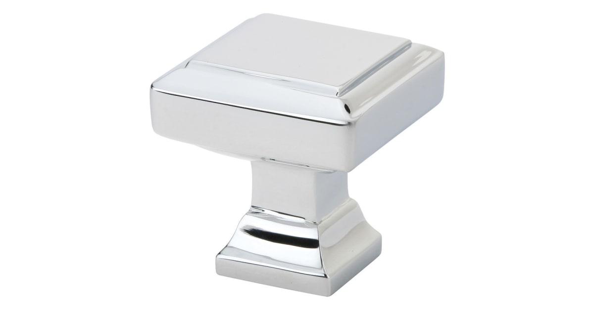 Emtek American Designer 1-1/4 Inch Square Cabinet Knob - Hardware by Design