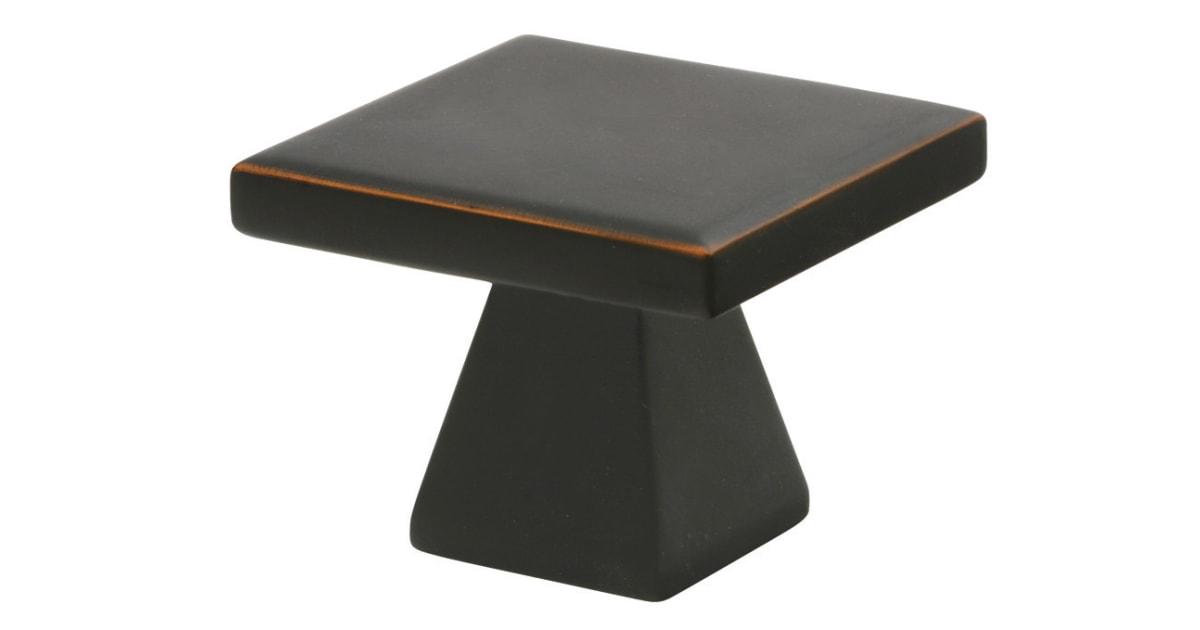 Emtek Contemporary 1-1/4 Inch Square Cabinet Knob - Hardware by Design
