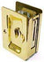 Deltana Solid Brass Heavy Duty Pocket Door lock privacy SDLA325