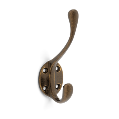 Armac Martin Cotswold Hat and Coat Hook in 127mm / Dark Aged Brass