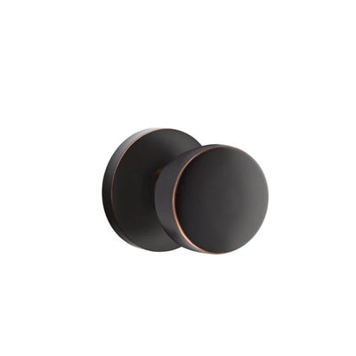 Emtek Laurent Knob with Disk Rosette in Oil Rubbed Bronze