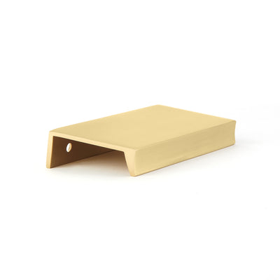 Schaub Sabre 3" C-C Edge Pull in Satin Brass