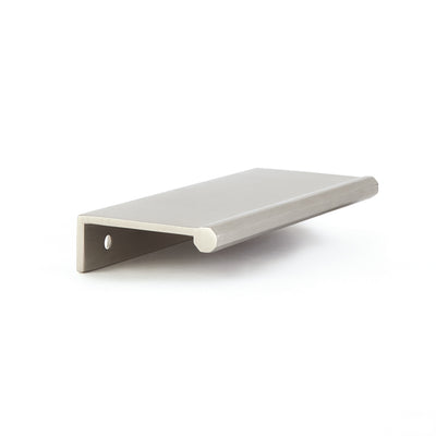 Schaub Baker 4" C-C Edge Pull in Brushed Nickel